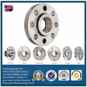 DIN Standard Carbon Steel Flange socket Weld Mặt bích có ren