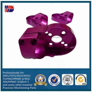 dịch vụ gia công cnc phần nhôm chính xác với màu anodize